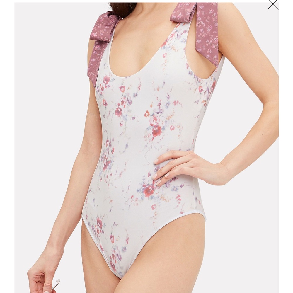 NWT LoveShackFancy Posy Floral One Piece Swimsuit